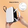 image:imageCaydo Knitting Light with Case Neck Craft Light for Knitters amp Crocheters  4 Colors amp 5 Brightness Wearable Neck Light Rechargeable Crochet Light for Crafts Embroidery Needlework and ReadingWhite