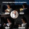 image:imageCaydo Knitting Light with Case Neck Craft Light for Knitters amp Crocheters  4 Colors amp 5 Brightness Wearable Neck Light Rechargeable Crochet Light for Crafts Embroidery Needlework and ReadingWhite