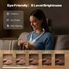 image:imageCaydo Knitting Light with Case Neck Craft Light for Knitters amp Crocheters  4 Colors amp 5 Brightness Wearable Neck Light Rechargeable Crochet Light for Crafts Embroidery Needlework and ReadingWhite