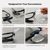 image:imageCaydo Magnifying Glasses with Light for Diamond Art Kits 6 Lens15X to 45X and 2Level Dimmable amp Adjustable Angle Lamp Magnifying Glasses for Close Work Diamond Reading Painting Woodcarving