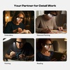 image:imageCaydo Magnifying Glasses with Light for Diamond Art Kits 6 Lens15X to 45X and 2Level Dimmable amp Adjustable Angle Lamp Magnifying Glasses for Close Work Diamond Reading Painting Woodcarving