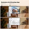 image:imageCaydo P1 Art Projector with Exclusive Drawing App for Artists Portable Auto Focus amp Keystone LED Projector for Drawing and Tracing 4K Support 100 Display Compatible with iOSAndroid UpgradedPearl  Mist
