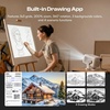 image:imageCaydo P2 Art Projector with Rotating Base Builtin Drawing App for Artists Auto Focus amp Keystone Native 1080P Drawing Projector for Tracing on Walls Ceilings 40100 Projection