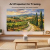 image:imageCaydo P2 Art Projector with Rotating Base Builtin Drawing App for Artists Auto Focus amp Keystone Native 1080P Drawing Projector for Tracing on Walls Ceilings 40100 Projection