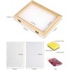 image:imageCaydo Paper Making Kit Include A5 Size 75 x 98 Inch Wooden Paper Making Mould Frame Paper Making Screen Nature Dried Flowers and Sponge for DIY Paper Craft