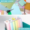 image:imageCaydo Scrapbook Paper Storage Organizer with 60 Sticky Index Tabs 10 Pack Plastic Paper Storage Bag for Holding 12 x 12 Inch Scrapbooking Cardstock Vinyl File
