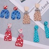 image:imageCaydo Silk Screen Stencils for Polymer Clay 5 PCS Reusable Silkscreen Print with Squeegee Working with Clay Earrings Cutters for Printing on Clay Earrings Decoration6 x 38 inch