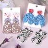 image:imageCaydo Silk Screen Stencils for Polymer Clay 5 PCS Reusable Silkscreen Print with Squeegee Working with Clay Earrings Cutters for Printing on Clay Earrings Decoration6 x 38 inch