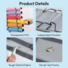 image:imageCaydo Vinyl Roll Holder with 12 Compartment Hooks and Strap Wall Mounting Vinyl Roll Storage Organizer for Vinyl Roll Gift Wrap Craft Paper for Home Closet Single Sided