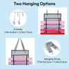 image:imageCaydo Vinyl Roll Holder with 24 Compartment Hooks and Strap Wall Mounting Vinyl Roll Storage Organizer for Gift Wrap Craft Paper for Home Closet Single Sided