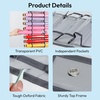 image:imageCaydo Vinyl Roll Holder with 48 Compartment Hooks and Strap Double Side Wall Mounting Vinyl Roll Storage Organizer for Gift Wrap Craft Paper for Home Closet Double Sided