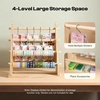 image:imageCaydo Washi Tape Organizer amp Sticker Organizer 4Tier Wooden Display Rack for Craft Storage Sticker Rolls Ribbons amp Bracelets for Sticker Collectors Planner Enthusiasts and Vendors