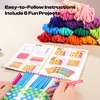 image:imageCaydo Weaving Loom Kit Toys Pot Holder Loom Kits Includes 448 16 Colors Craft Loops and Matching Tools DIY Art and Craft for Adults Potholder Loom Activity for GiftWeaving Loom Kits