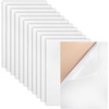 image:imageCaydo 12PCS White Self Adhesive Felt Sheets Soft Velvet White Felt Sheets with Adhesive Backing for DIY ProjectsJewelry Box and Drawer Liner and Holiday Decorations A4 SizeWhite