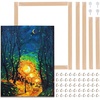 image:imageCaydo 2 Pack Canvas Stretcher Bars Kit 12x16 Inch Removable Canvas Wooden Frames for Prints Oil Paintings Paint by Numbers amp Poster