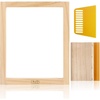 image:imageCaydo 3 Pieces 3 Sizes Screen Printing Squeegee 75 Durometer Wooden Ink Scraper for Screen Printing Fabric 59 Inch 94 Inch and 137 Inch8 x 10 Inch