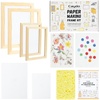 image:imageCaydo 3 Pieces Paper Making Frame Kit Papermaking Mould and Deckle with Mesh Absorbent Paper and Sponge for Adults Supplies5 x 7 Inches 75 x 98 Inches 98 x 13 InchesA5 A6  paints kit