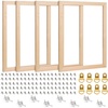 image:imageCaydo 4 Pack Canvas Stretcher Bars Kit 12 x 16 Inch Wooden Canvas Frame for Prints Paint by Numbers amp Poster Oil Paintings