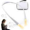 image:imageCaydo Knitting Light with Case Neck Craft Light for Knitters amp Crocheters  4 Colors amp 5 Brightness Wearable Neck Light Rechargeable Crochet Light for Crafts Embroidery Needlework and ReadingWhite
