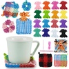 image:imageCaydo Weaving Loom Kit Toys Pot Holder Loom Kits Includes 448 16 Colors Craft Loops and Matching Tools DIY Art and Craft for Adults Potholder Loom Activity for Gift448pcs Weaving Loom Loops