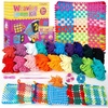 image:imageCaydo Weaving Loom Kit Toys Pot Holder Loom Kits Includes 448 16 Colors Craft Loops and Matching Tools DIY Art and Craft for Adults Potholder Loom Activity for GiftWeaving Loom Kits