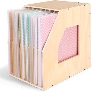 image:imageCaydo 12x12 Paper Storage Organizer Slope Design Scrapbooking Storage Shelf For Holding 12 x 12 Inch Scrapbooking 8 Slot Stable Scrapbook Paper Rack For Portfolio Heat Transfer