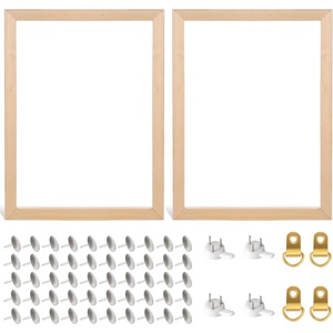 image:imageCaydo 2 Pack Canvas Stretcher Bars 98 x 138 Inch Wooden Removable Canvas Frame for Oil Paintings Prints Paint by Numbers amp Poster