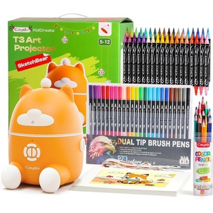 image:imageCaydo 2026 New AI Drawing Projector for Kids SGS Certified Eye Protection T3 Kids Art Projector from Basics Tracing to StepbyStep Drawing and AI Creative Studio Birthday Gift for Kids Ages 512T3 Drawing Projector Kit