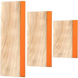 image:imageCaydo 3 Pieces 3 Sizes Screen Printing Squeegee 75 Durometer Wooden Ink Scraper for Screen Printing Fabric 59 Inch 94 Inch and 137 Inch3Sizes