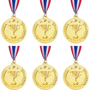 image:imageCaydo 6 Pieces 2 Inch Gold Award Medals Winner Medals Gold Prizes for Competitions Party Sports