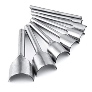 image:imageCaydo 8 Pieces Leather Tools Craft HalfRound Cutter Punch for Crafting Strap Belt Wallet and Bag 540 mm