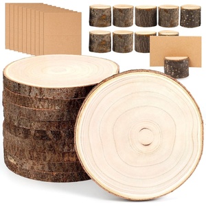 image:imageCaydo 910 Inch Large Paulownia Wood Slices for Table Centerpiece Decoration Wedding and Home Decoration