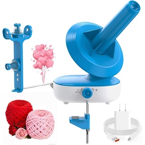 image:imageCaydo A1 Max Electric Yarn Winder 10oz Large Automatic Ball Winder for Crocheting DualSpring Strong Tension Stepless Speed Yarn Cake Spinner Ideal Mothers Day Present for Crochet LoversBlueBlue Electric