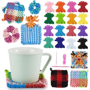 image:imageCaydo Weaving Loom Kit Toys Pot Holder Loom Kits Includes 448 16 Colors Craft Loops and Matching Tools DIY Art and Craft for Adults Potholder Loom Activity for Gift448pcs Weaving Loom Loops