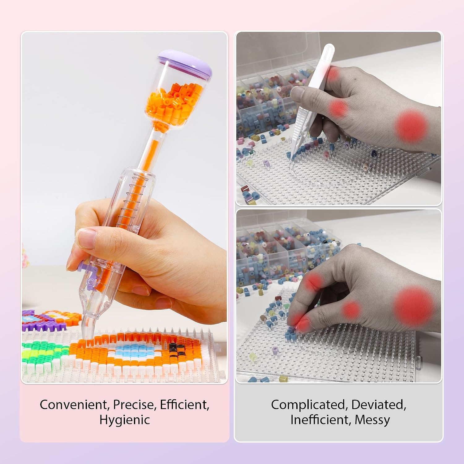 image:imageCaydo Fuse Beads Kit with Fuse Bead Pen Design App amp 200 Patterns for Beginners 10500PCS 36 Colors 5mm for Girl Holiday Home DIY Decor Creative ProjectsFuse Beads Kit with Pen  Iron