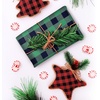 image:imageCaydo 10 Pcs Cotton Checkered Fabric Squares 18 x 18 Inch Stripe Checked Cloth Quilting Fabric Scraps for Christmas DIY Crafting Sewing Patchwork