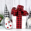 image:imageCaydo 10 Pcs Cotton Checkered Fabric Squares 18 x 18 Inch Stripe Checked Cloth Quilting Fabric Scraps for Christmas DIY Crafting Sewing Patchwork