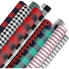 image:imageCaydo 10 Pcs Cotton Checkered Fabric Squares 18 x 18 Inch Stripe Checked Cloth Quilting Fabric Scraps for Christmas DIY Crafting Sewing Patchwork
