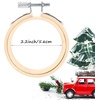 image:imageCaydo 10 Pieces 25 Inch Mini Embroidery Hoops Circle Cross Stitch Hoop for Embroidery Art Craft Handy Sewing and Wall Decoration22inch