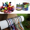 image:imageCaydo 100 Colors Embroidery Floss and 12 Skeins Variegated amp 10 Skeins White amp 10 Skeins Black Color and 10 PCS Floss Bobbins for Friendship Bracelet Strings Kits Cross Stitch Sewing Crafts