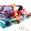 image:imageCaydo 100 Colors Embroidery Floss and 12 Skeins Variegated amp 10 Skeins White amp 10 Skeins Black Color and 10 PCS Floss Bobbins for Friendship Bracelet Strings Kits Cross Stitch Sewing Crafts