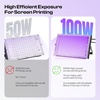 image:imageCaydo 100W LED Exposure Unit for Screen Printing UV Screen Printing Light with Adjustable Stand and Timing Device for Screen Printing Resin Curing and Cyanotypes100W
