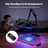 image:imageCaydo 100W LED Exposure Unit for Screen Printing UV Screen Printing Light with Adjustable Stand and Timing Device for Screen Printing Resin Curing and Cyanotypes100W