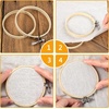 image:imageCaydo 12 Pieces 6 Inch Embroidery Hoops Set Bulk Circle Cross Stitch Hoop Round Ring5 Inch