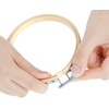 image:imageCaydo 12 Pieces 6 Inch Embroidery Hoops Set Bulk Circle Cross Stitch Hoop Round Ring7 Inch