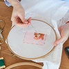image:imageCaydo 12 Pieces 6 Inch Embroidery Hoops Set Bulk Circle Cross Stitch Hoop Round Ring9 Inch