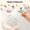 image:imageCaydo 12 Pieces 6 Inch Round Embroidery Hoops Cross Stitch Hoop Ring Circle for Needlework Embroidery Decoration