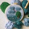 image:imageCaydo 12 Pieces 6 Inch Round Embroidery Hoops Cross Stitch Hoop Ring Circle for Needlework Embroidery Decoration