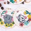 image:imageCaydo 12 Pieces 8 Inch Plastic Round Embroidery Hoops Circle Cross Stitch Hoop Ring for Punch Needle and Art Craft Handy Sewing