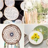image:imageCaydo 12 Pieces 8 Inch Plastic Round Embroidery Hoops Circle Cross Stitch Hoop Ring for Punch Needle and Art Craft Handy Sewing